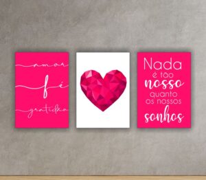 Kit Quadros Frases Motivacionais  – MT020